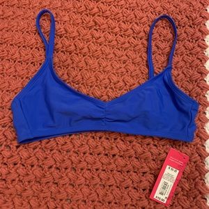 Royal Blue Bikini Top, Tags Still Attached